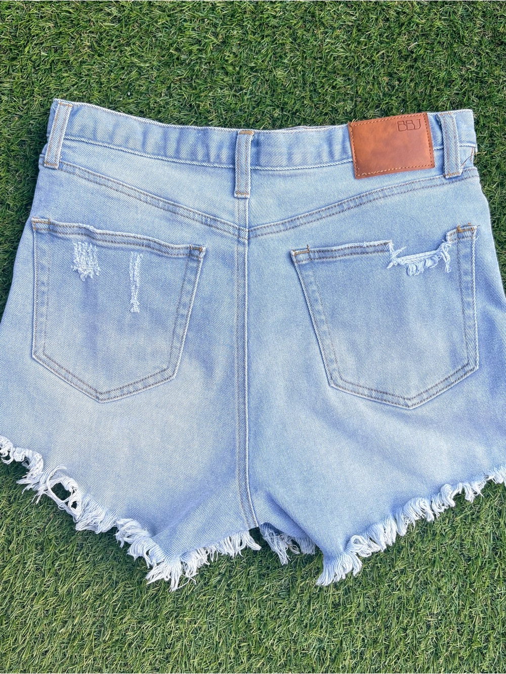 💙 BBJ Light Blue Distressed Denim Women’s Shorts